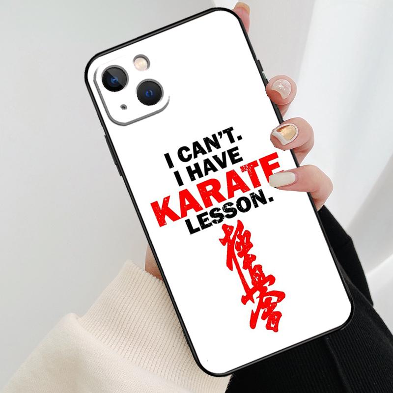 Kyokushin Karate Symbol Phone Case For iPhone 13 12 11 14 15 16 Pro Max Mini X XS Max XR Plus Case Back Cover