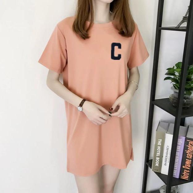 

Женское черное облегающее легкое платье-футболка 2025 года - Круглый вырез, Короткий рукав, Универсальное, Приятное к коже XXL