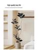 Luxurious Black Gold Ficus Elastica Artificial Tree: Indoor Ornament and Floor Decoration