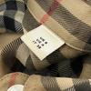 BURBERRY Check pattern see-through Blouse Shirt Long sleeve shirt