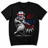 Red White & Feral Raccoon Shirt Funny Patriotic Fourth of July Tee Unisex T-Shirt