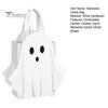 Paper Candy Bag Halloween Ghost Gift Bag, White Pouch with Cute Face, Trick or Party Favor Treat for Party, Kids Goodie Prizes