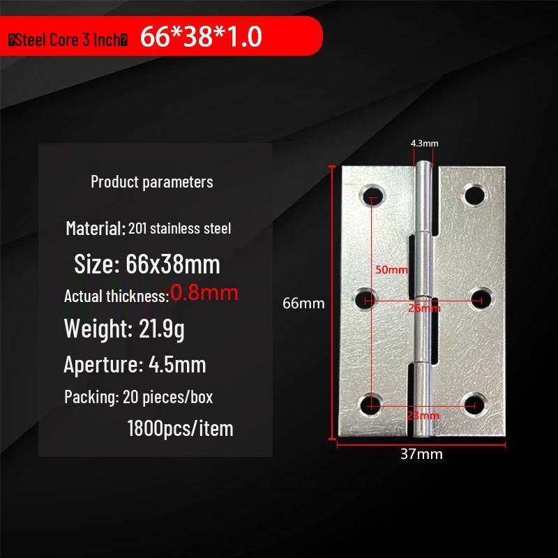 304 Stainless Steel Mini Hinges: 1-4 Inch Options for Cabinets & Wooden Boxes