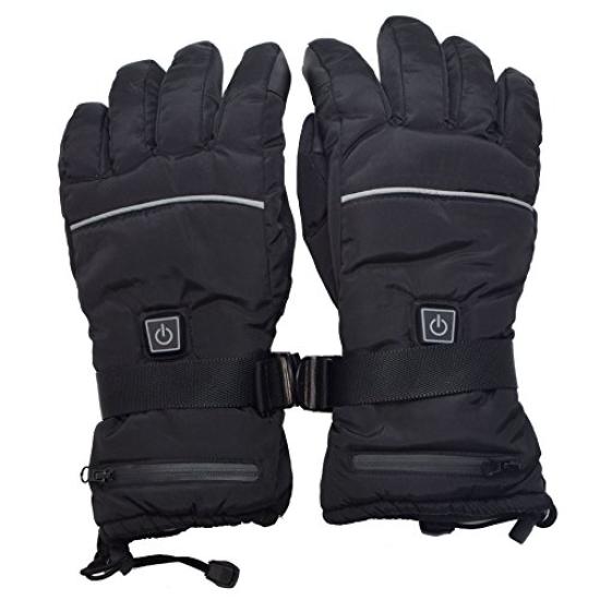 

MTK Heated Gloves Thermal Size M Warm Winter Gloves for and Outdoor Activities (HOT-GLOBE-M) - Water-Repellent, Material, - Motorcycles, Commuting, чёрный