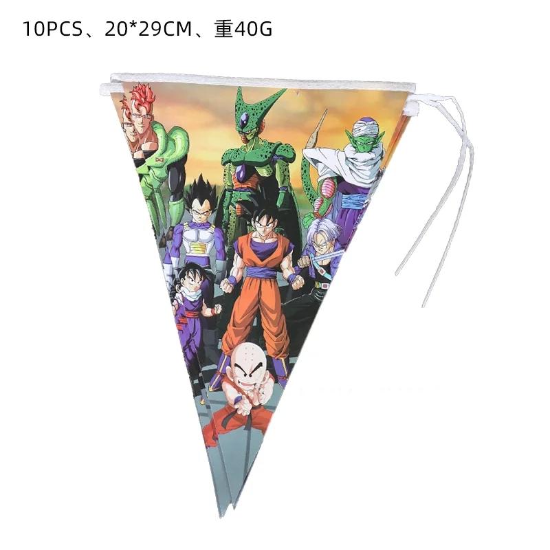 Dragon Ball Geburtstag Dekoration Set Tischdecke Teller Serviette Becher Kuchen Deko Partyhut Babyparty Dragon Ball Partygeschenke