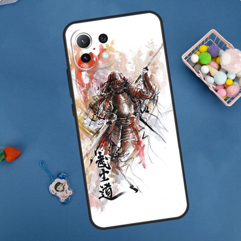 Japanese Bushido Samurai Case For Xiaomi 14 13 15 Ultra 11T 12T 13T 14T Pro POCO X7 Pro X3 X5 F5 F6 M6 X6 Pro Cover