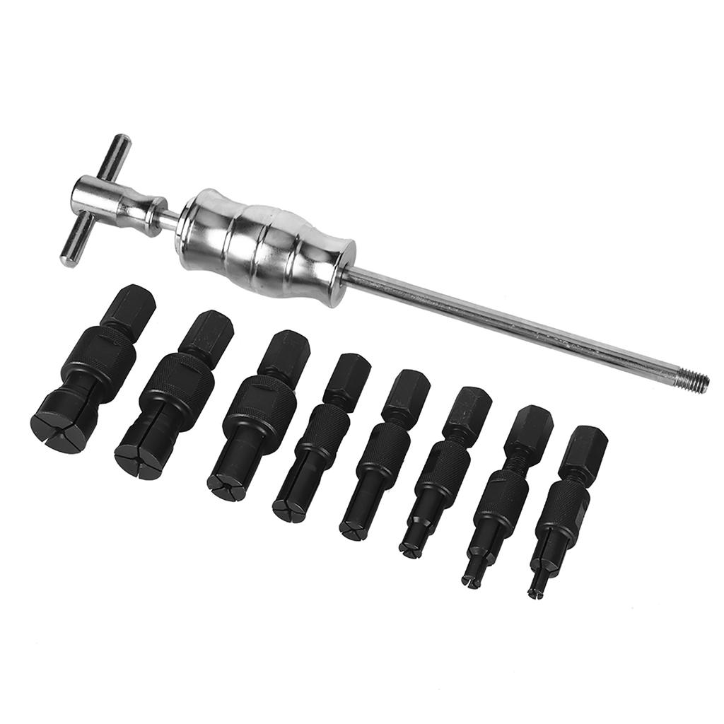 9pcs Set Blind Hole Slide Hammer Pilot Bearing Puller Internal Extractor Removal Kit