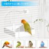 BUCATSTATE Bird Bath for Parakeets and Birds, Large Size, Bird Cage Accessory, External Bird Bath, Cage Mountable, Retractable, Multifunctional, Water