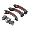 Koolstofvezel Of Glanzend Zwart Buitendeurhandvat Cover Set Voor VW Transporter T5 T6 Caddy 2003 - 2009