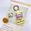 Flocking Skateboard Cute Doll Creative Gift Desktop Small Ornament Pair Touch Blind Bag Keychain