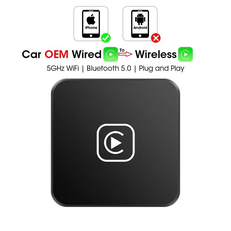 Hot 2in1 Android 12 System Wireless CarPlay Box Android Auto Adapt For Wired CarPlay Display To Wireless Smart Box OEM Upgrade