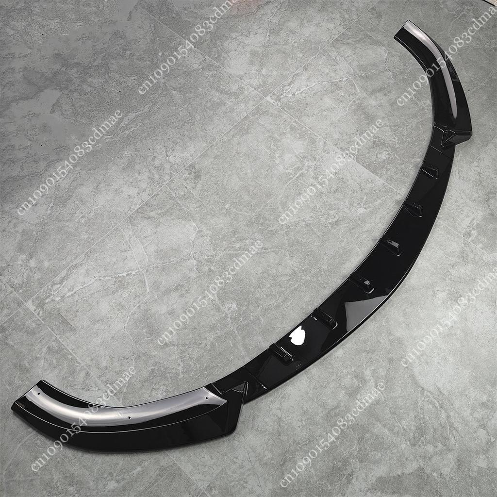 Maxton Style Front Splitter Bumper Lip For V.3 Mercedes-Benz E63 AMG Estate Sedan S213 W213 2017-2021 Gloss Black Car Spoiler