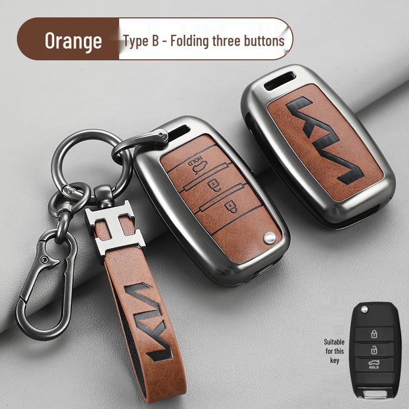 Kia Key Bag for K3 K4 K5, KX3 KX5/7, Sportage, Sorento, Niro, Kaicheng - Unisex Shell Buckle