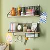 Wall-Mounted No-Drill Shelf for Dorm, Bedroom, or Bathroom