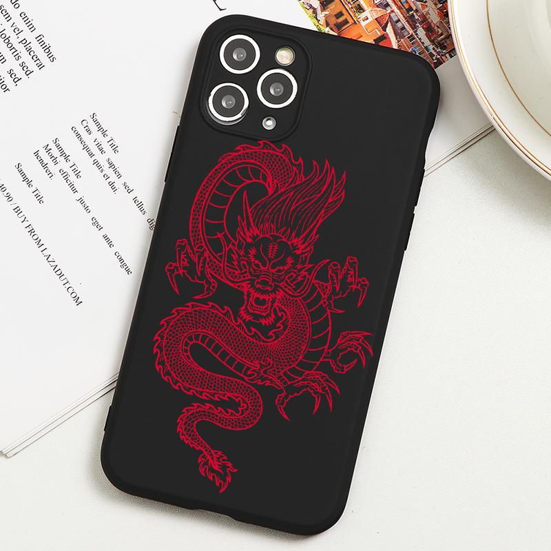 För Samsung Galaxy A51 50 A32 A20e A52 A21s A12 A71 A70 A72 A30 A31 S22 S21 S20 FE Ultra S8 S9 Plus Dragon Phone Coque Soft Case