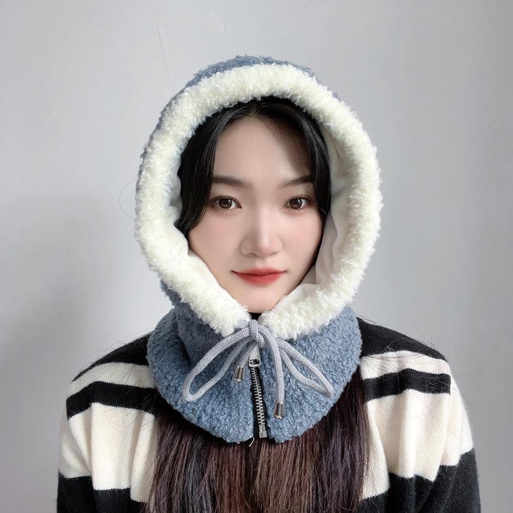 Poggle Hooded Neck Warmer (Blue)