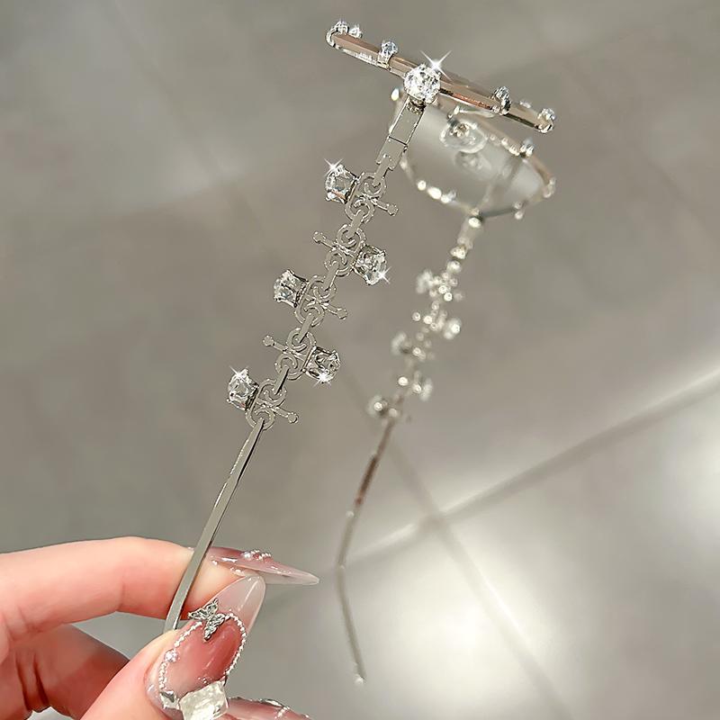 Fashionable diamond anti blue light glasses with diamond encrusted frame for stylish protection