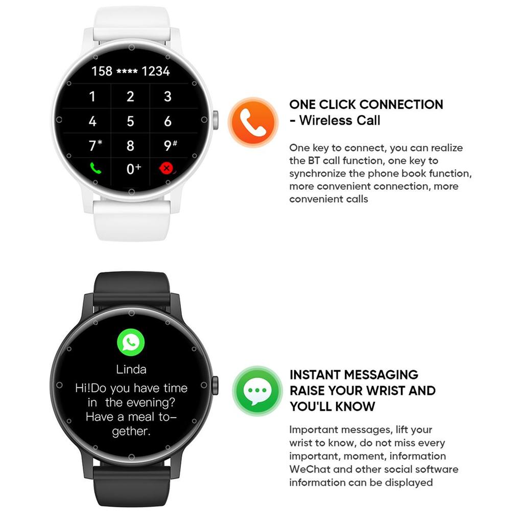 LIGE High-definition Round Screen Fashionable Smartwatch Bluetooth Call Sports Waterproof Smartwatch Health Monitoring Smart Bracelet Men Smartwatch