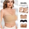 Seamless Invisible Strapless Bra Sexy Underwear Women Push Up Bras Wireless Comfortable Solid Solid Brassiere Thin Cup Sexy Lingerie Female XS-XXL