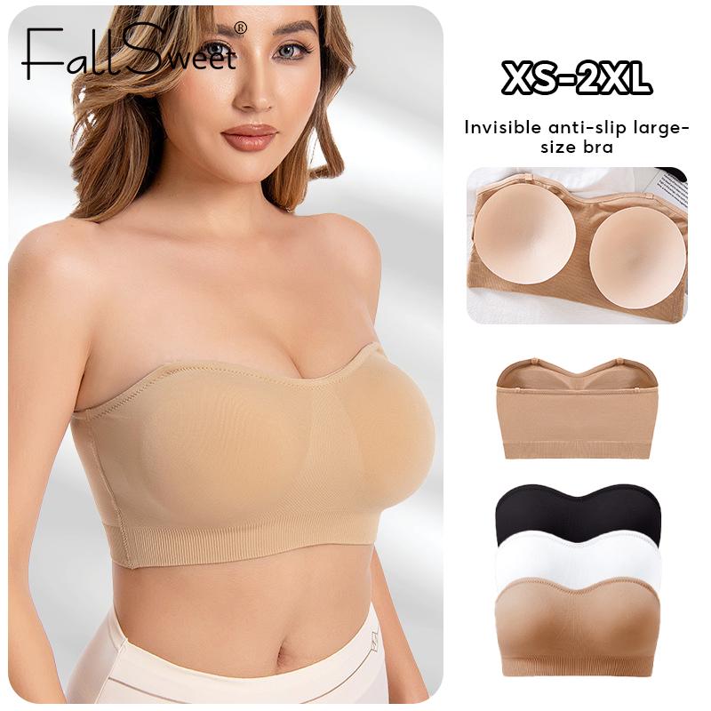 Seamless Invisible Strapless Bra Sexy Underwear Women Push Up Bras Wireless Comfortable Solid Solid Brassiere Thin Cup Sexy Lingerie Female XS-XXL