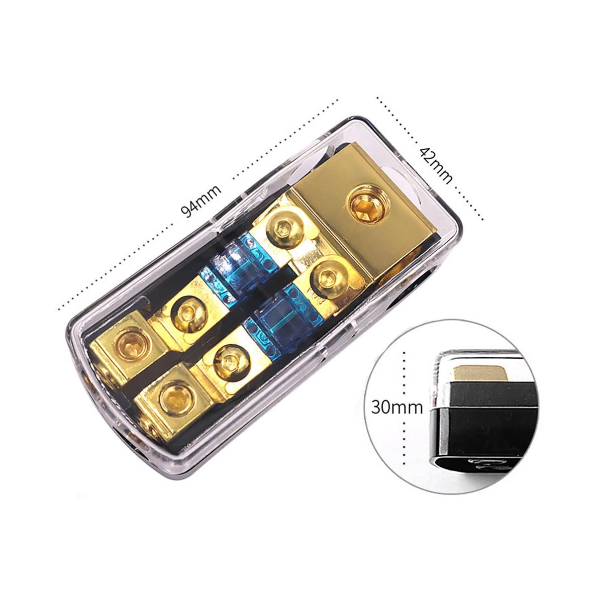 

1 шт. из цинкового сплава, автомобильный аудио-усилитель для грузовика, схема стерео аудио AFS, модернизированный адаптер предохранителя, автомобильный предохранитель 60A, разветвитель предохранителя