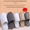 Thickened Non-Slip Disposable Slippers for Hotels, Guesthouses, and Salons - Customizable