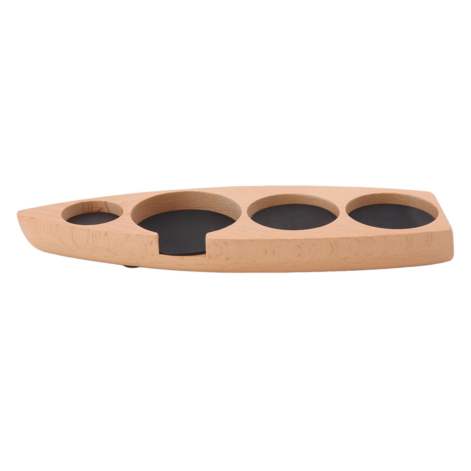 

Wooden Coffee Tamper Holder Coffee Tamper Mat Stand Coffee Maker Support Storage Base Beech Small for 51mm 2.0in 53mm