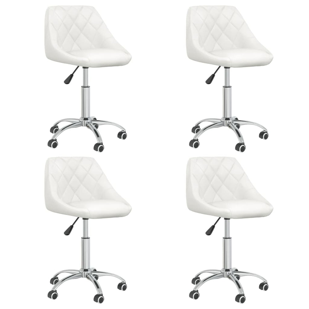 Chaises pivotantes à manger lot de 4  Similicuir