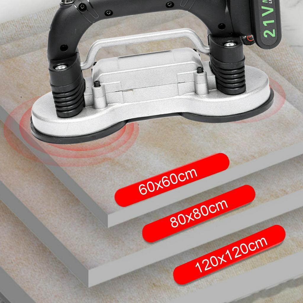 21V 6 Speed Tile Tiling Machine Vibrator Suction LED Light 120x120cm Ceramic Tile Tiling Machine
