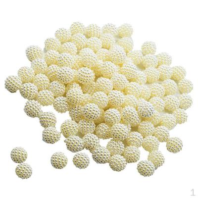 100 Pcs Acrylic Bayberry Beads Loose Bead DIY Bracelet Jewelry Projects