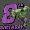 The Incredible Hulk Womens/Ladies 8th Birthday T-Shirt