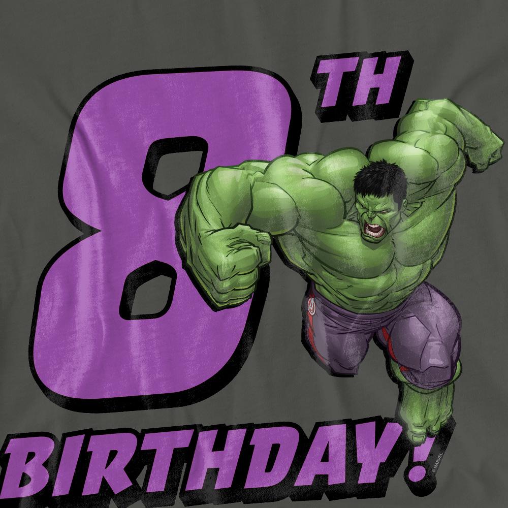 The Incredible Hulk Womens/Ladies 8th Birthday T-Shirt