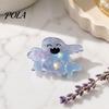 Shimmer Hair Gripper Halloween Claw, Cute Ghost Gripper, Firm Grip Clip with Medium Long for Hair, Comfortable Stylish Accessories Women Girls