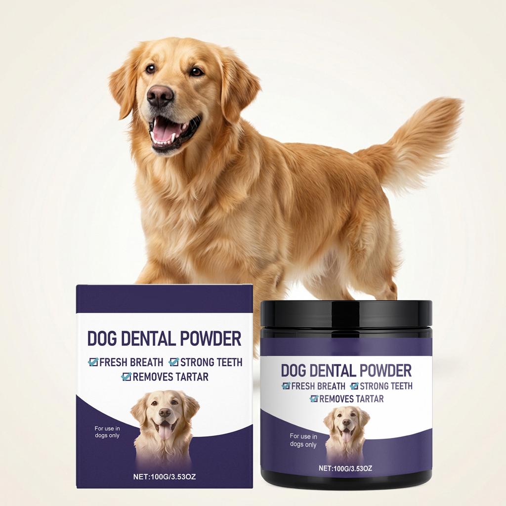 Pet Tooth Cleaning Powder, Dog-specific Tooth Powder, Tartar And Odors