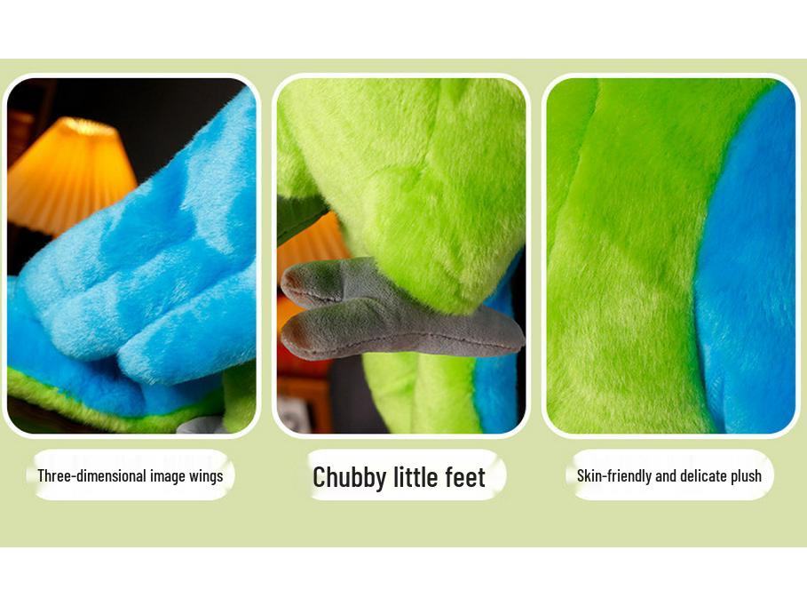 Macaw Plush Toy Figurine: Children's Day & Birthday Gift for Girls