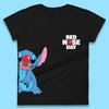 Red Nose Day Peeking Disney Stitch Womens T-Shirt Mens Tops Tees Unisex