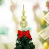 Topper per albero di Natale Topper per albero di Natale glitterato Topper per bottiglia antiscivolo a forma di zucca Decorazione per albero di Natale Crea atmosfera Decorazioni per feste