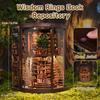 3D Wooden Puzzle QmXCyzl DIY Miniature Dollhouse Study Room Model Kit