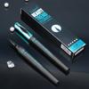 QIC Membrane Blue Eye Pen Fast Dry Black Holding Makeup, Waterproof Sweat Eyeliner