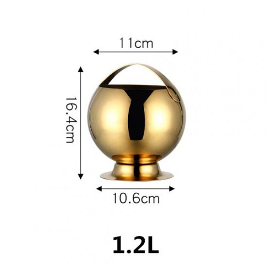 Golden Ice Bucket Creative Whisky Pivo Led Bucket Bar Nářadí na víno Nápoje Chladnička na víno Přenosná lednice na pivo držák na víno led