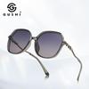 Elegant High-End Polarized Metal Frame Granny Glasses Sunglasses