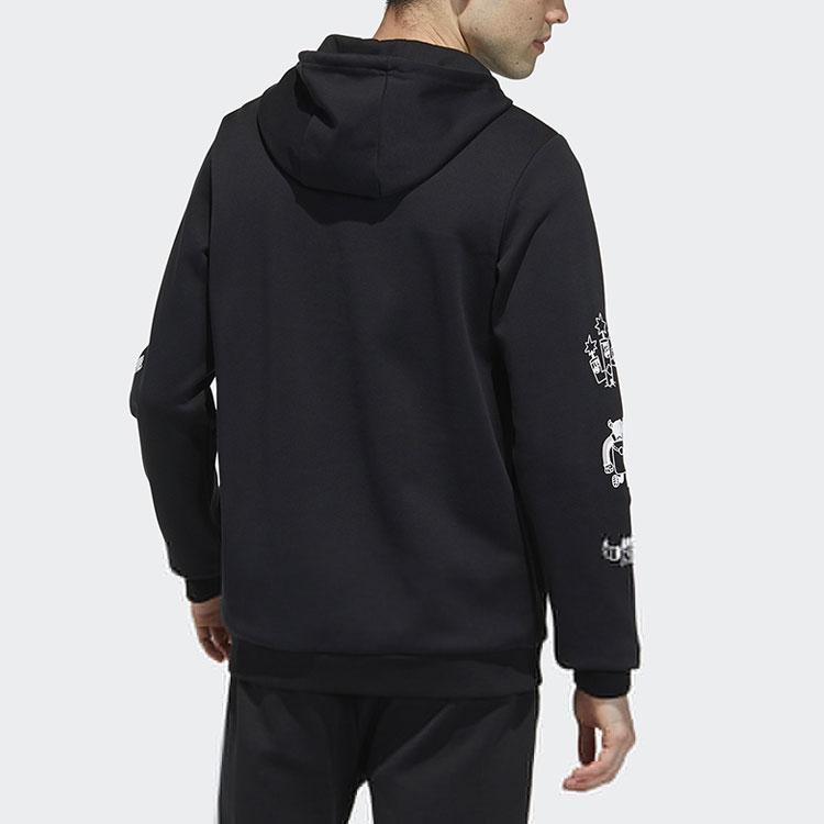 adidas Neo Sweatshirts Men's Black Hooded Moderate Regular GL8083