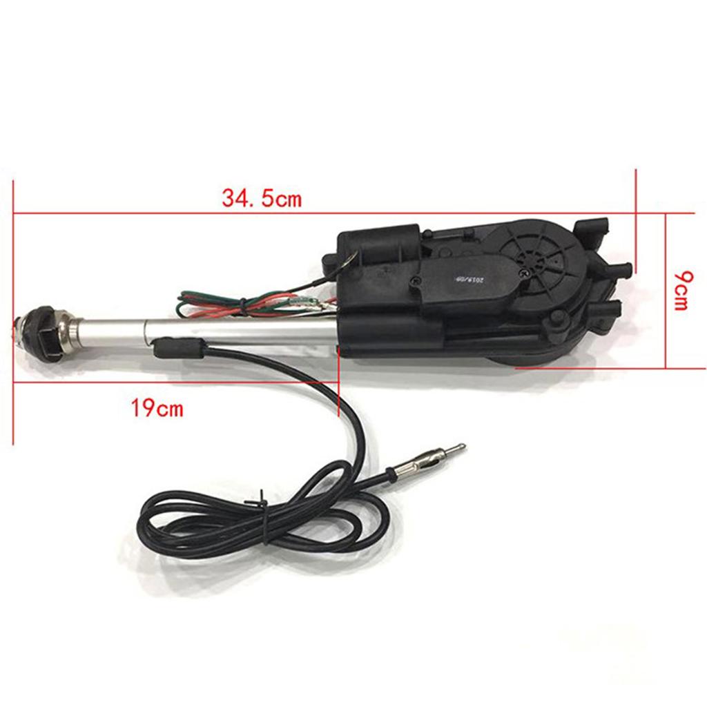 12V Car Electric Power Antenna Aerial Kit for AM FM Radio