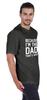 Inkmeso Men  s Graphic Printed   Because I'm The Dad That's Why   Novelty Sarcastic Tshirt Crew Neck Tee For