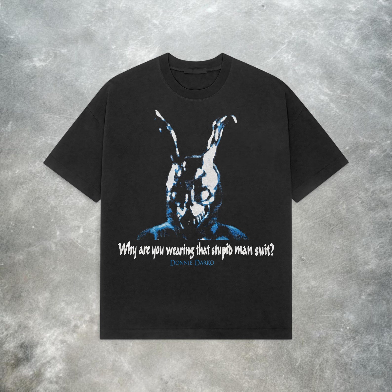 Винтажная футболка Donnie Darko: Ретро Y2K Гранж Научно-фантастический Триллер Кино Футболка XL