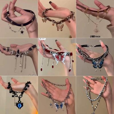 Unisex Gotische Choker: Y2K Punk Accessoires voor Herfst/Winter
