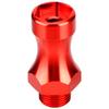 4Pcs RC Wheel Hex Driver Metal 12mm Turn 17mm Extension Adapter for RC Car Truck(Red)