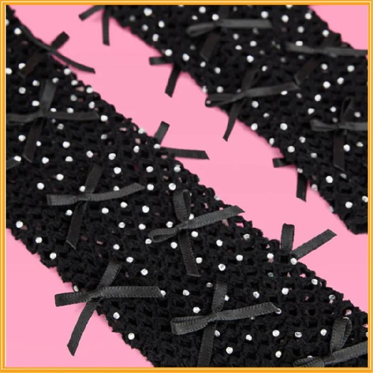 Fashionable Fingerless Mesh Gloves Arm Sleeves with Rhinestones for Women Teens Vintage Styles Holiday Gathering Props