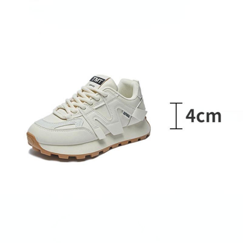 New Shoes Women Spring Students Sneakers Women Sports Running Shoes Casual Thick Bottom Increase Designer De Mujer