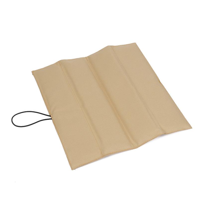

Picnic mat Outdoor camping Foldable thickened seat cushion Floor cool square floor mat Moisture-proof mat Portable and storage 31.5*32.5cm чёрный